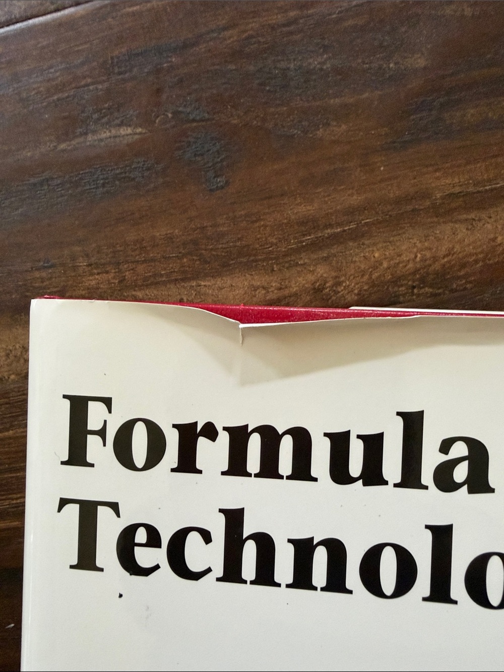 Formula 1 Technology by Peter Wright - White Cover with Red Race Car - Picture 4 of 7